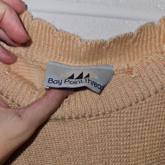 Vintage Bay Point Thread Sweater Size Medium - Picture 4 of 6